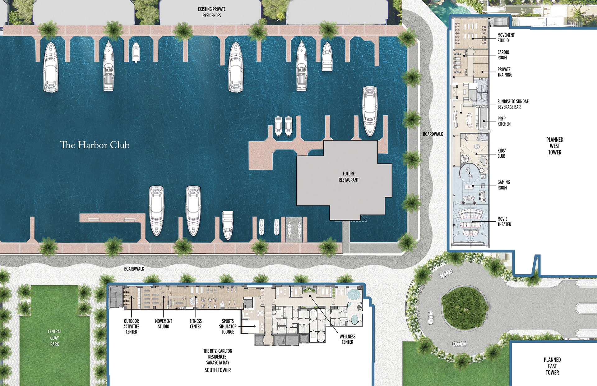 The Ritz Carlton Residences Points Harbour Club Amenities