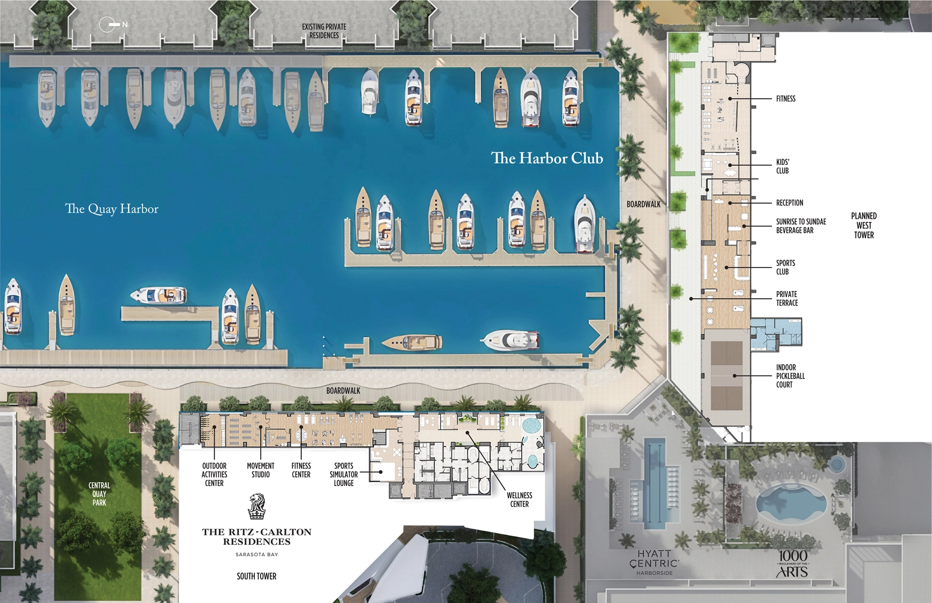 The Ritz Carlton Residences Points Harbour Club Amenities