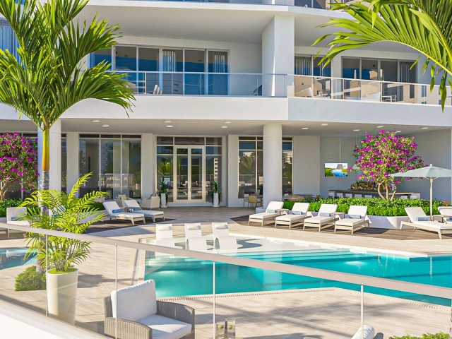 the Ritz-Carlton Residences, Sarasota Bay amenity terrace