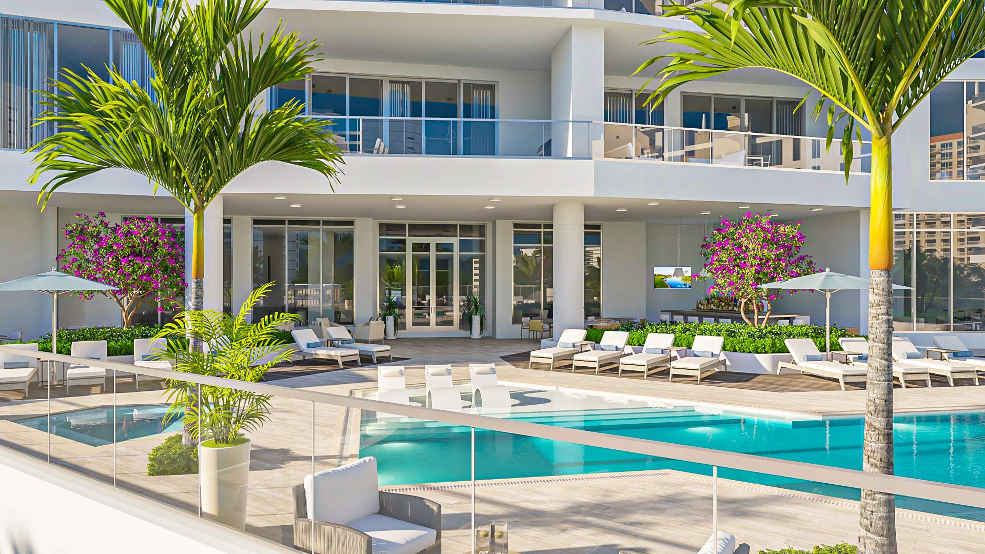 the Ritz-Carlton Residences, Sarasota Bay amenity terrace