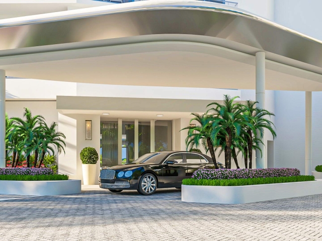 The Ritz-Carlton Residences Sarasota Bay Porte Cochere