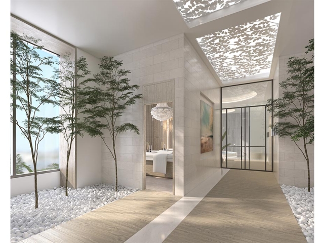 rendering of the health and wellness center at The Ritz-Carlton Residences Sarasota Bay