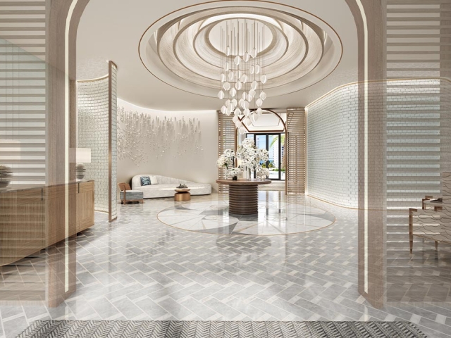 Sarasota Bay Lobby Rendering