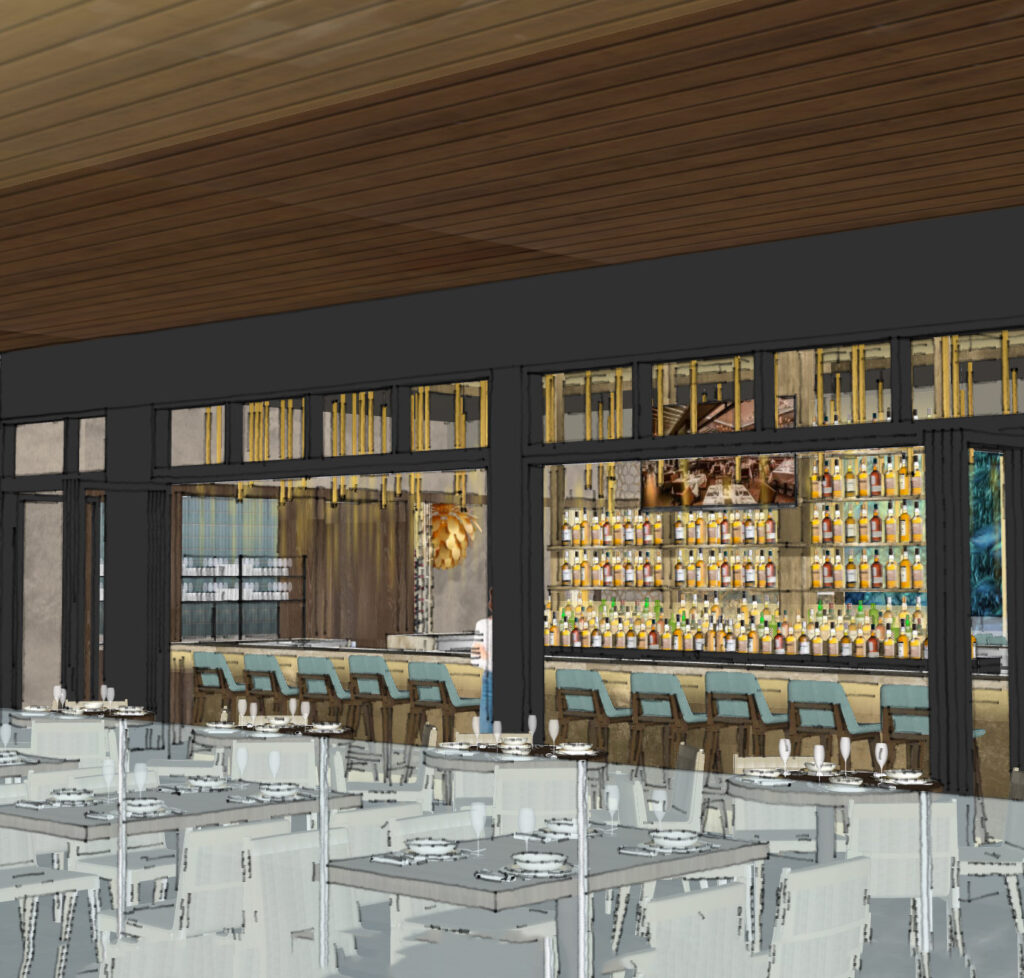 Ocean Prime Bar rendering