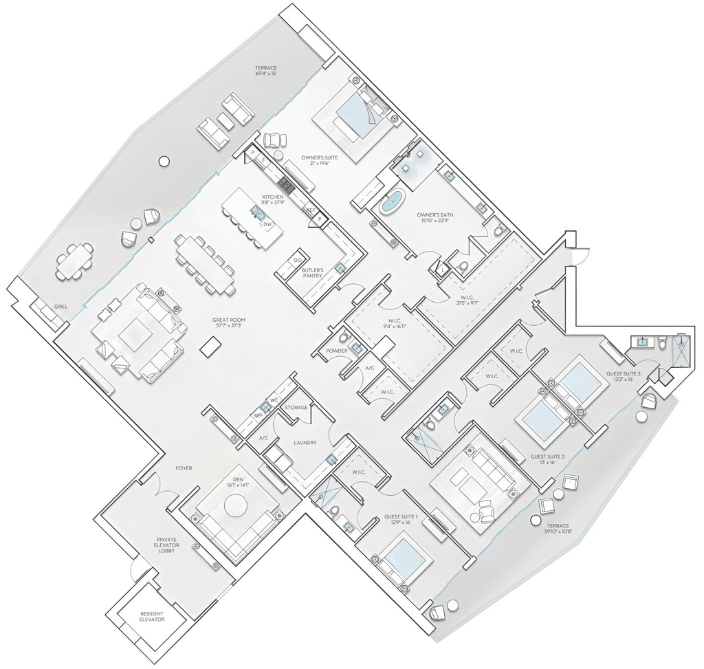 Estate G Floorplan