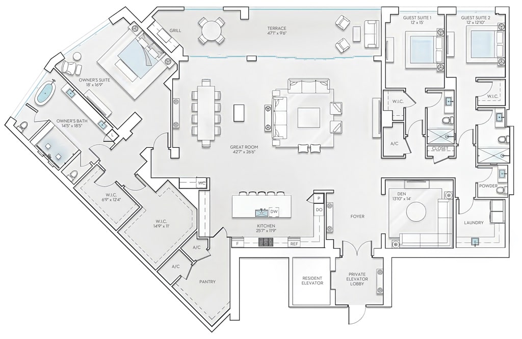 Estate H Floorplan