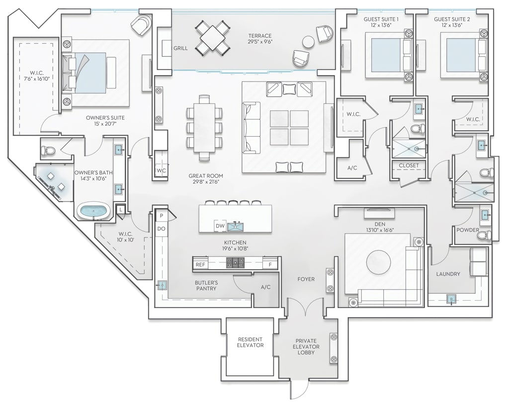 Plaza 1 - Floorplan Image