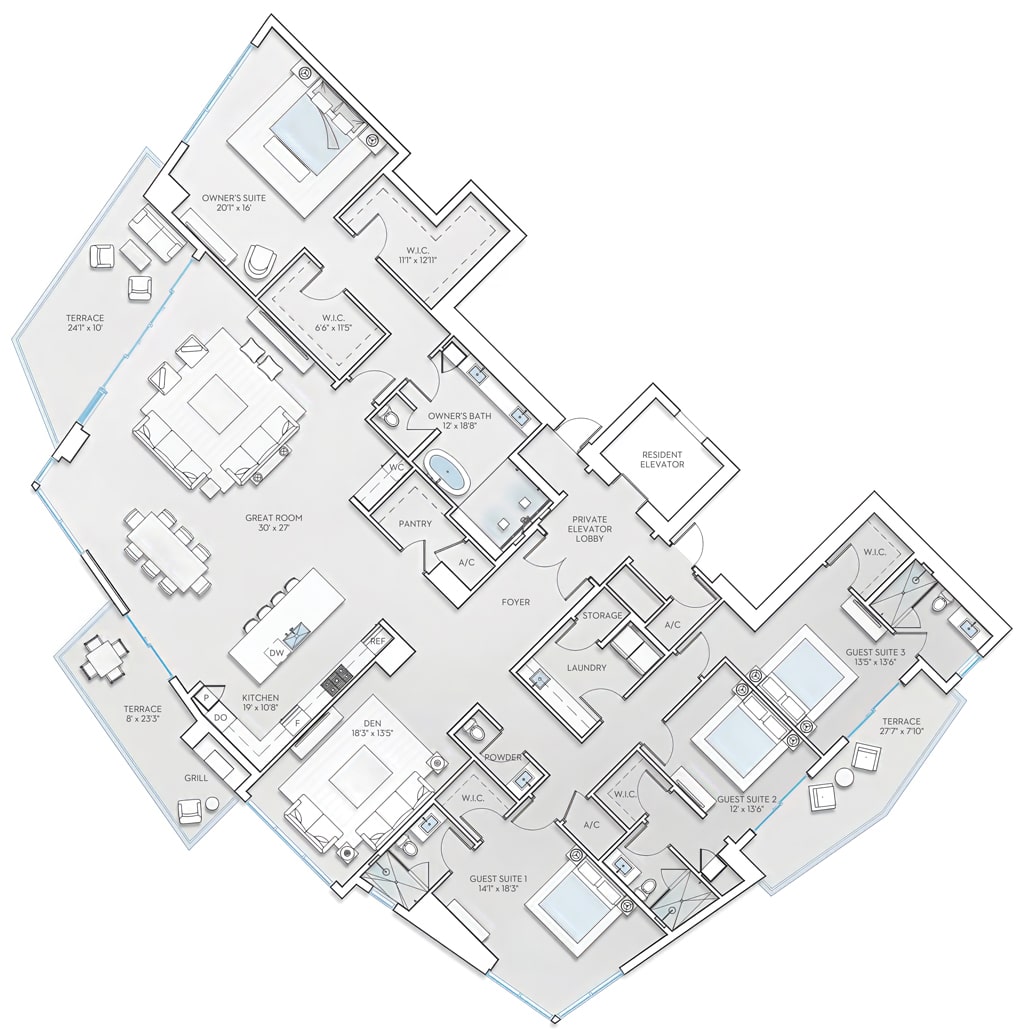 Residence A - Floorplan Image