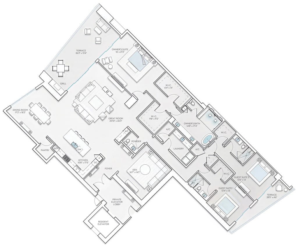 Residence B - Floorplan Image
