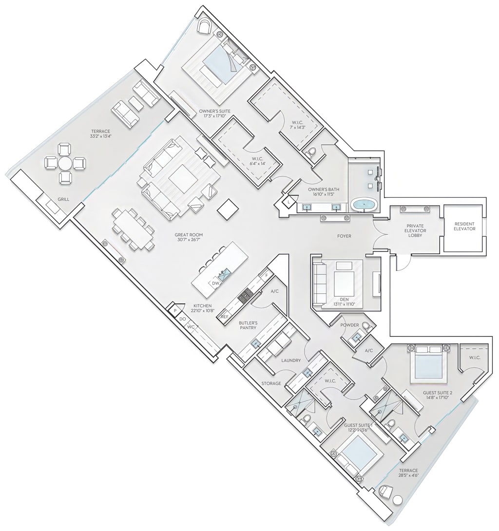 Residence C - Floorplan Image