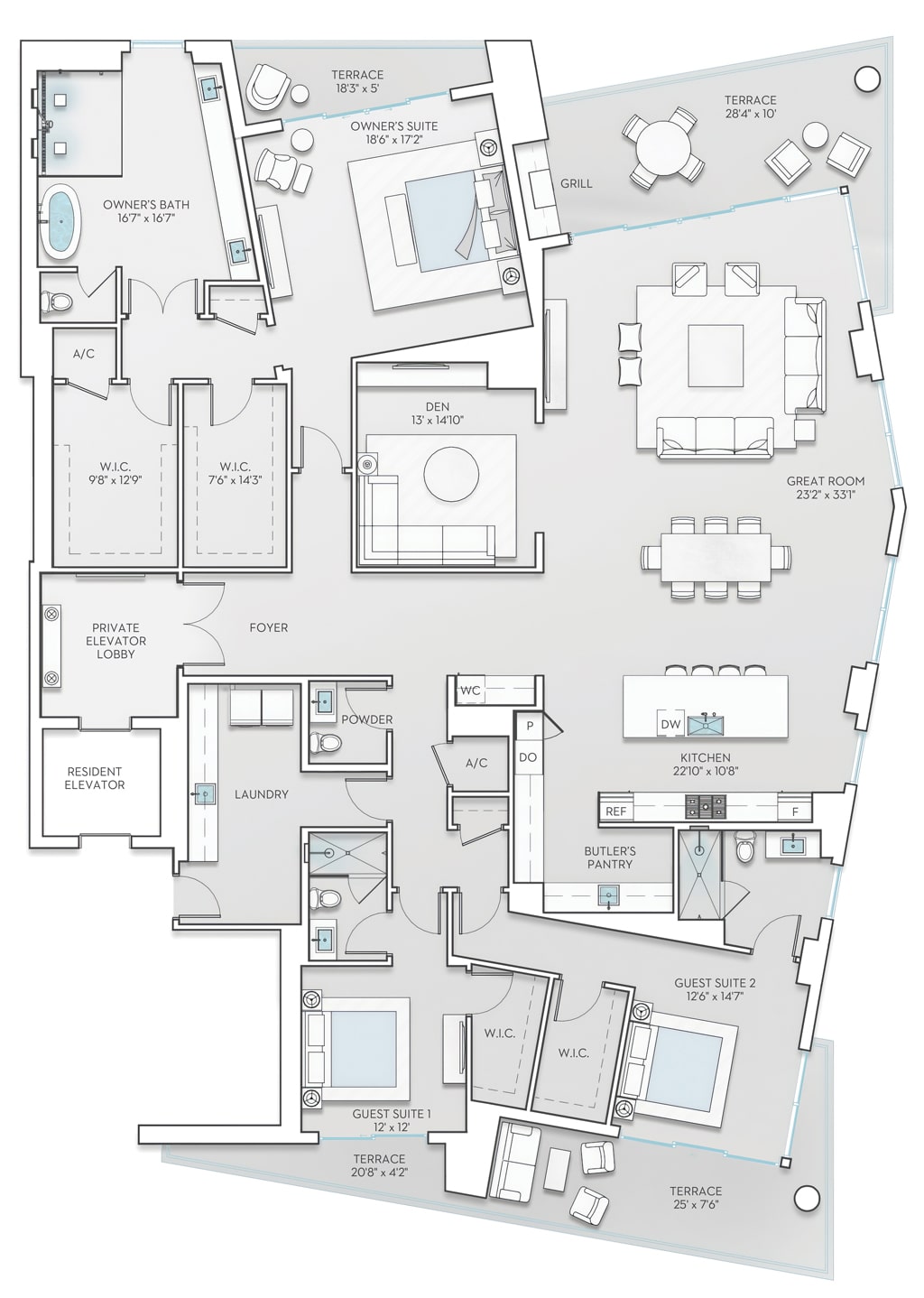 Residence E - Floorplan Image