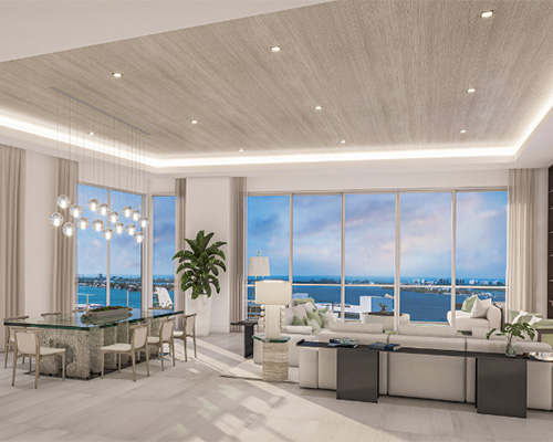 interior of the residence at Ritz Carlton Sarasota Bay