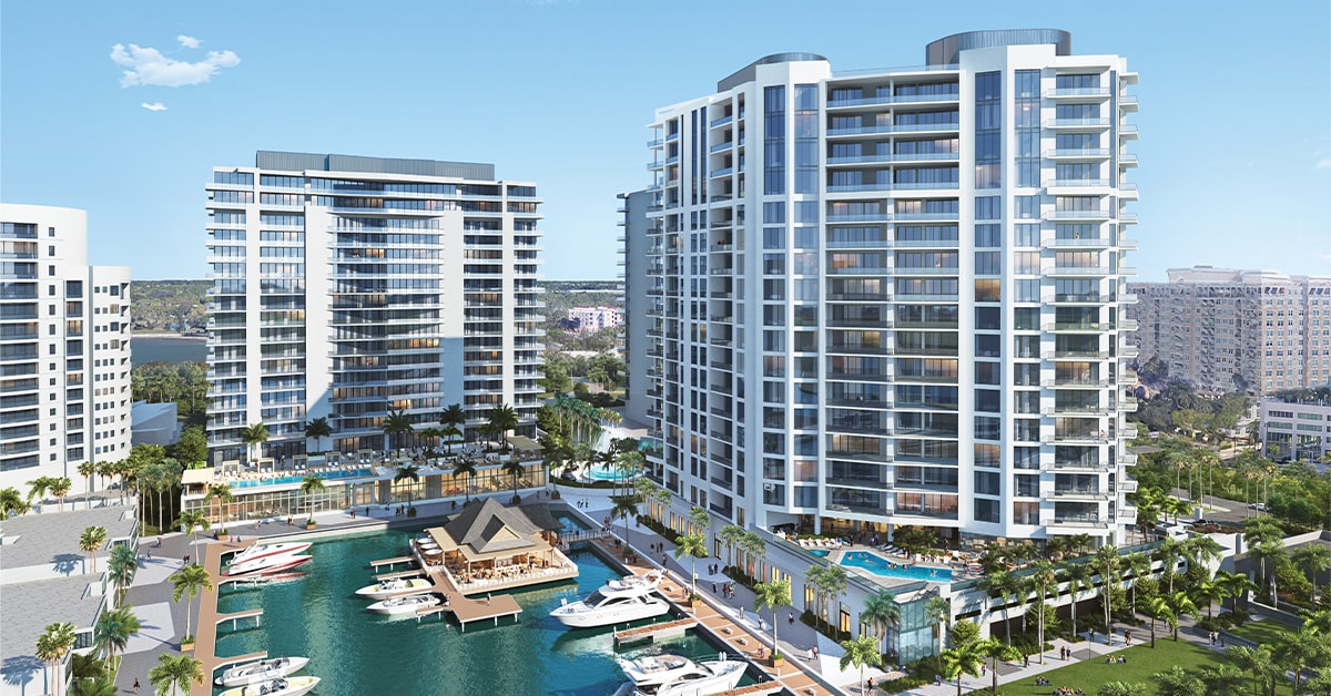 The Sarasota Bay Ritz Carlton Residences exterior