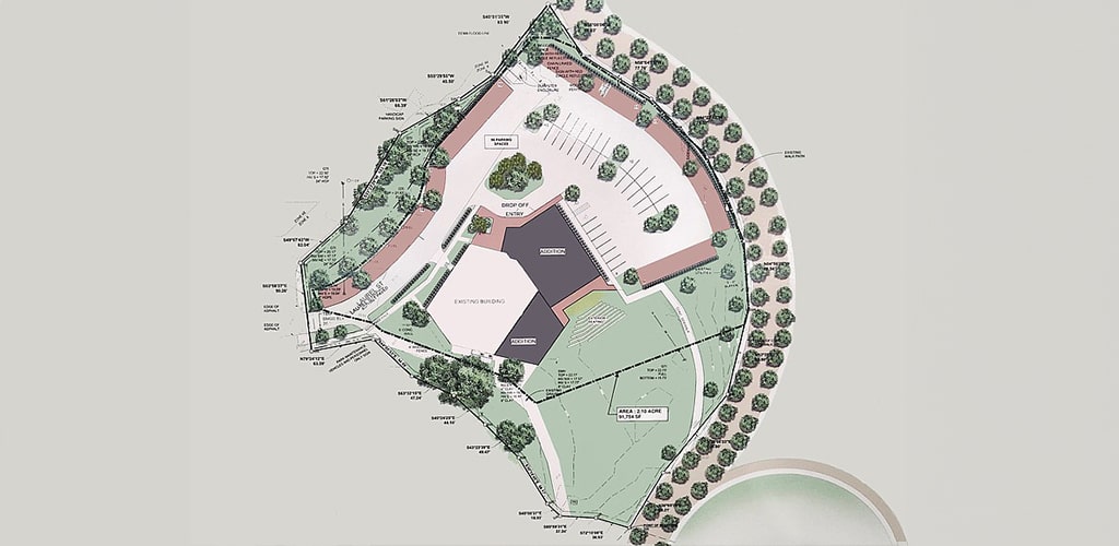 A conceptual plan for Payne Park Auditorium 