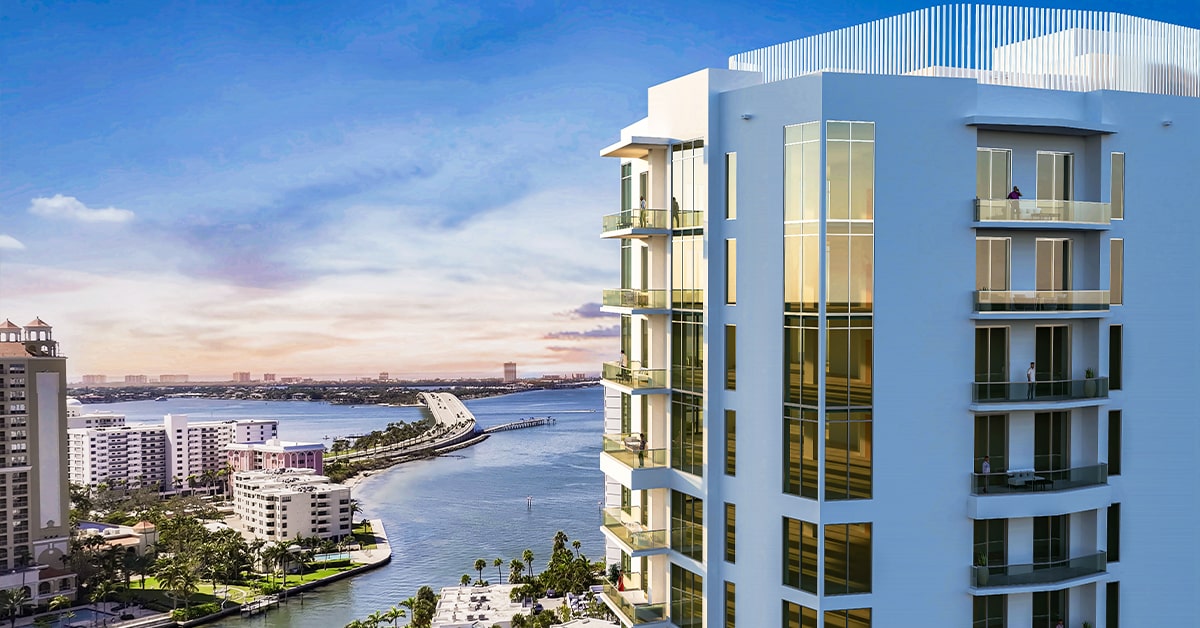 The Ritz-Carlton Residences, Sarasota Bay SOuth Elevation