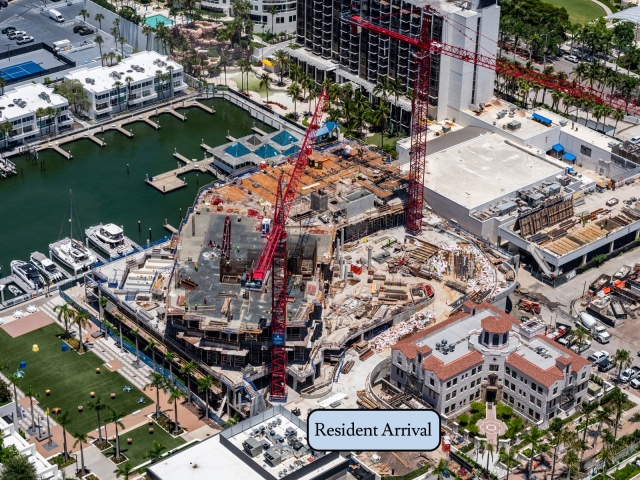 The Residences at Sarasota Bay Construction July 2025