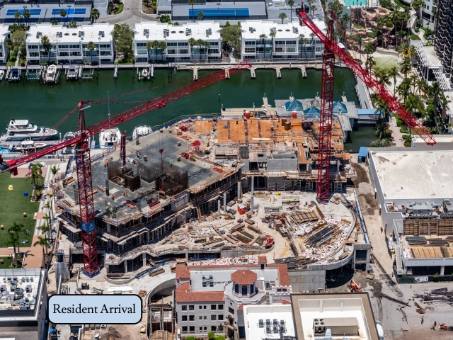 The Residences at Sarasota Bay Construction July 2025