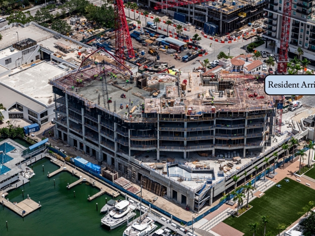 The Residences at Sarasota Bay Construction August 2025