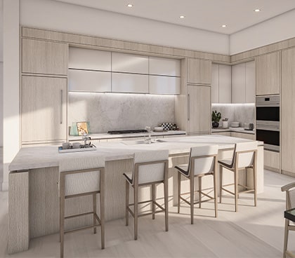 Kitchen Interior Rendering