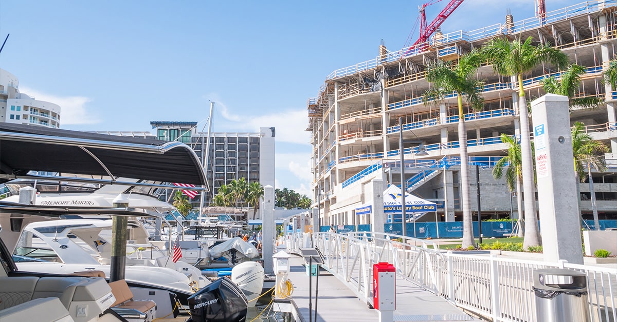 Construction of The Ritz Residences at Sarasota Bay