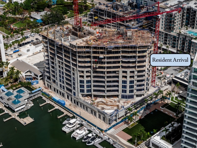 October 2025 The Residences at Sarasota Bay Construction October 2025