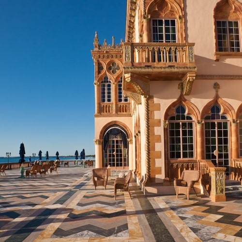 sarasota ringling museum ca d’zan mansion terrace view