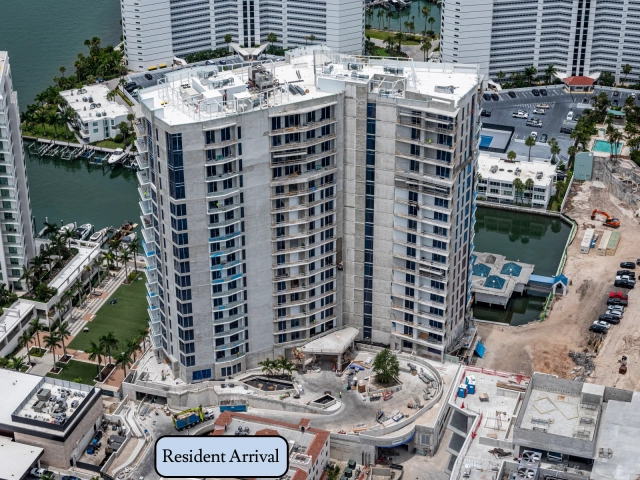 June 2026 Construction Aerial Ritz Carlton Sarasota Bay Construction aerial